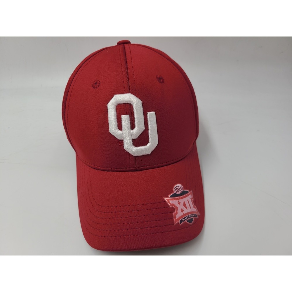 University of Oklahoma Sooners Big 12 XII Championship Fitted OSFM Hat Cap NCAA